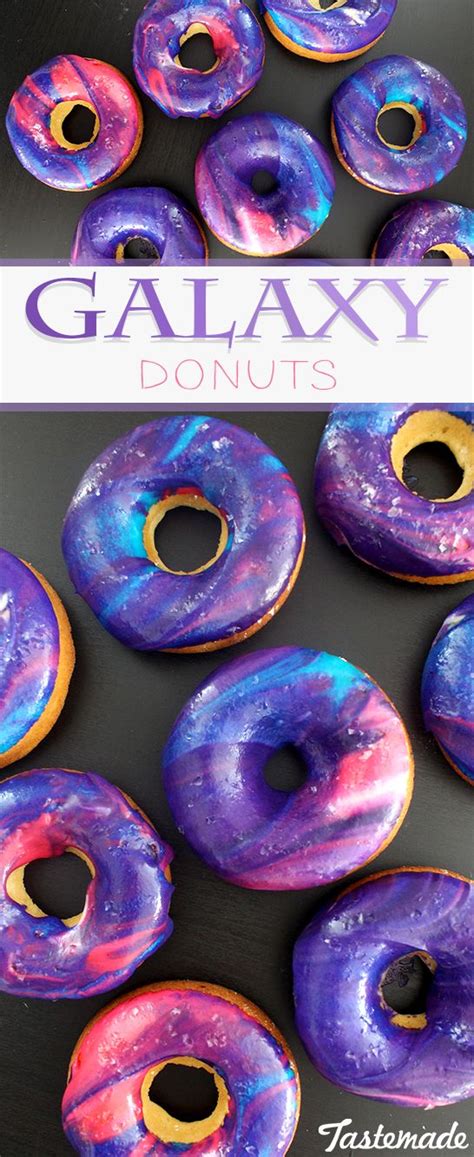 Galaxy Donuts | Recipe | Donut recipes, Rainbow food, Donuts