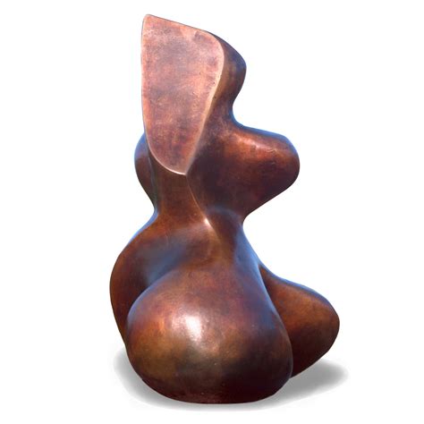 Chief – Abstract bronze sculpture by Stephen Williams – Stephen W Sculpture