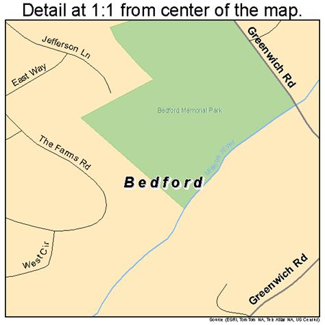 Bedford New York Street Map 3605309