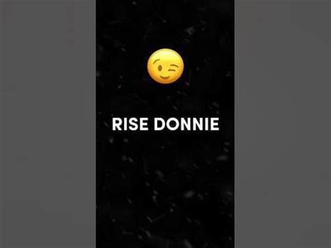 Rise Donnie edit - YouTube