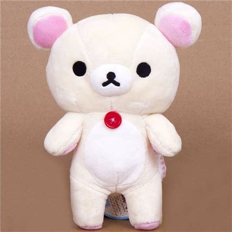 Rilakkuma plush toy white bear Korrilakkuma - Plush Toys - Kawaii Shop ...