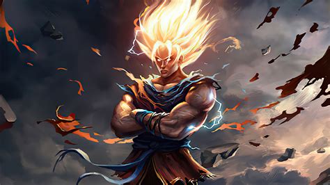 3840x2160 Goku Fire 4K ,HD 4k Wallpapers,Images,Backgrounds,Photos and Pictures