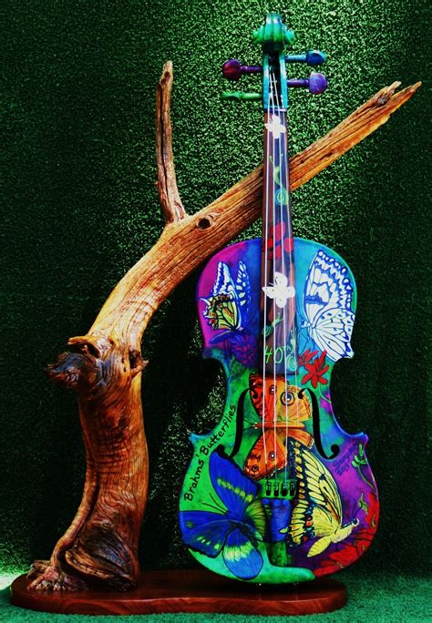 Painted Violins | Violin art, Cello art, Instruments art