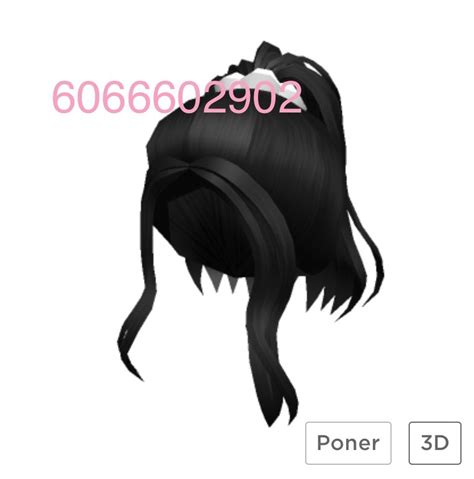 Roblox Black Ponytail Code