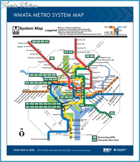 Baltimore Subway Map - TravelsFinders.Com