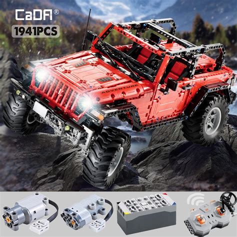 CaDA C61006 Jeep Wrangler Rubicon RC Building Block - Building Toys