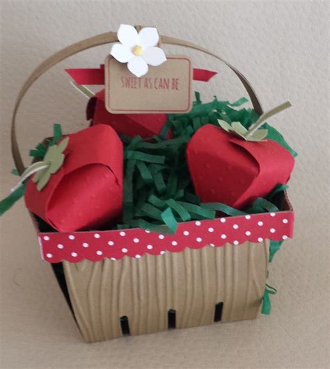 2015 VIDEO Strawberries for the Berry Basket with current Stampin’ Up! supplies!!! Yippee ...