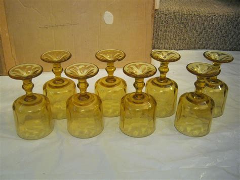 8 glass goblets | Antiques Board