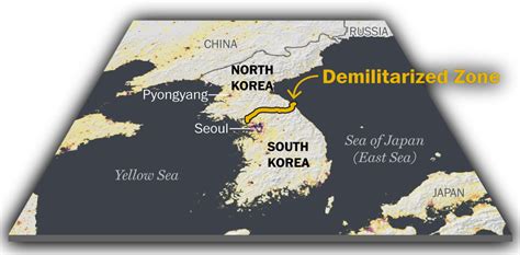 Jednoduchost Následovat Přijímač korean border map věčně účinek Surichinmoi