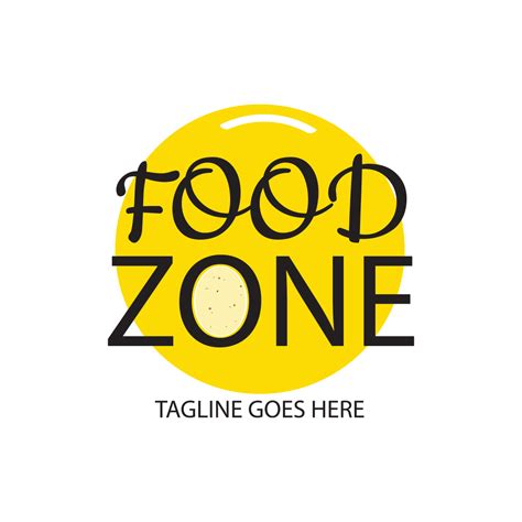 Food Zone logo template