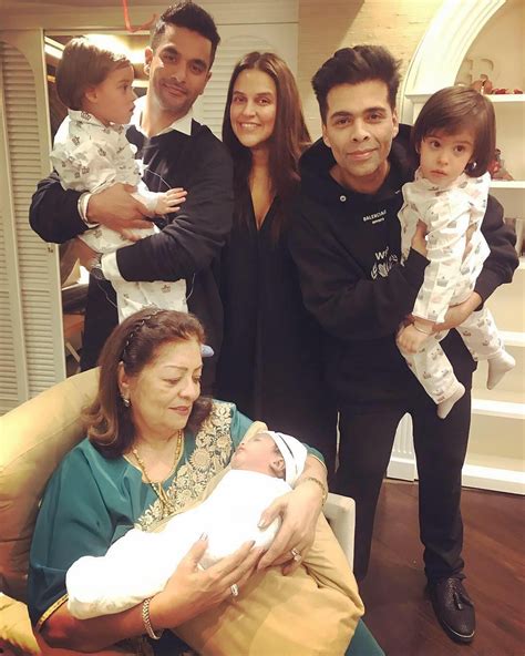 Karan Johar’s twins turn 2 , Neha Dhupia wishes them in the sweetest way possible | Beautiful ...