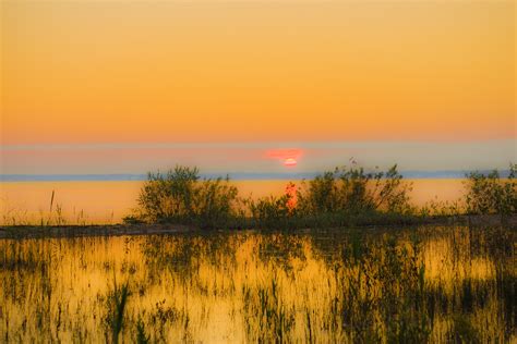 Sunset on Lake Michigan on Behance