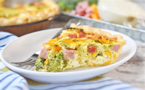 Ham and Broccoli Quiche | Eat Wheat