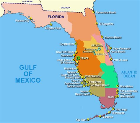 7+ Map of florida gulf coast ideas in 2021 – Wallpaper