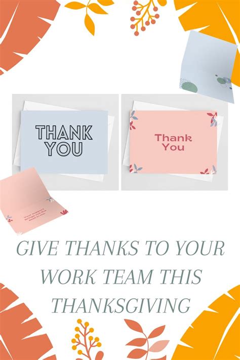 Coworker Thanksgiving Cards - Thank You Cards | Thanksgiving cards printable, Thanksgiving cards ...