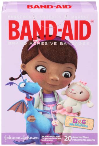 Band-Aid Doc Mcstuffins Adhesive Bandages, 20 Count - QFC