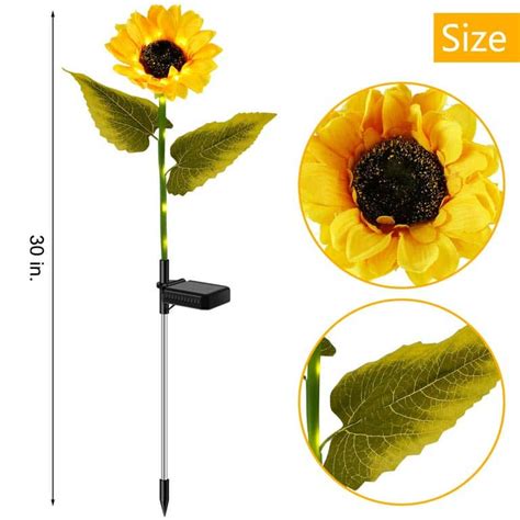 30" Solar Sunflower - Reusables And More