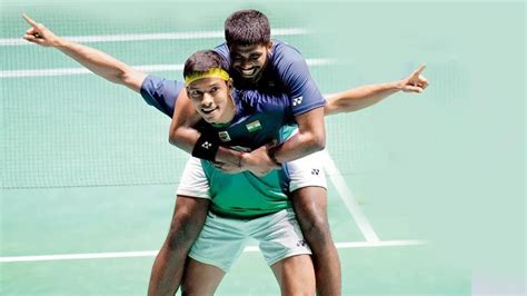 French Open badminton: Satwiksairaj Rankireddy, Chirag Shetty win men's ...