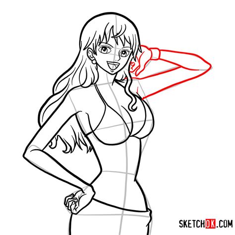 How to Draw Nami, the Treasure of Straw Hat Crew | One Piece