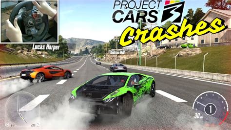 Project Cars 3 Crashes Test - Lamborghini Huracan | Logitech G29 Gameplay - YouTube