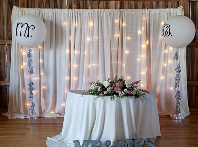 All Events: Event, Party and Wedding Rentals - Ohio: Lighted Drape Backdrop