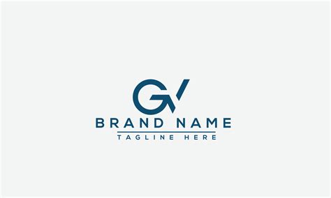 GV Logo Design Template Vector Graphic Branding Element. 10946599 ...