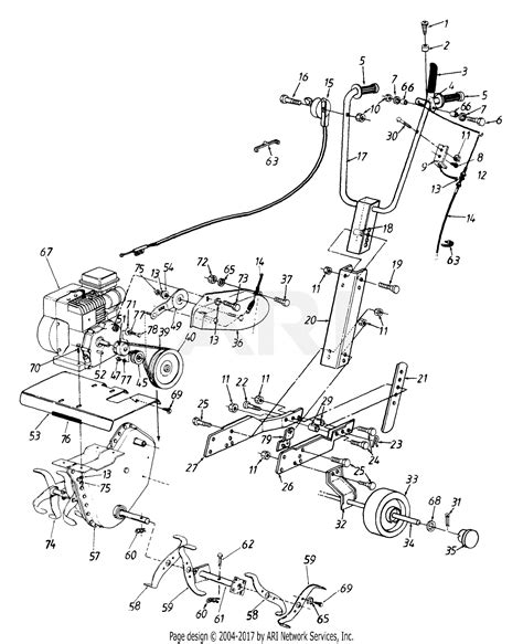 Garden Tiller Parts List | Fasci Garden