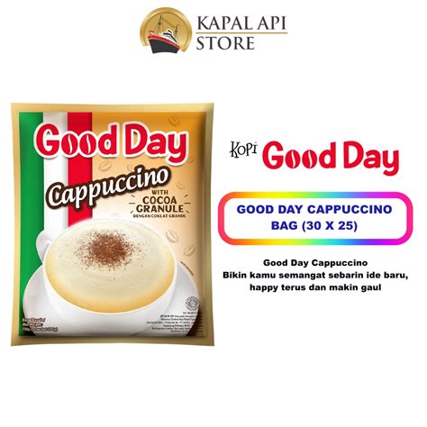 Good Day Kopi Cappuccino Bag (30 Sachet @25 Gram) | Kapal Api Store: Official E-Commerce PT ...