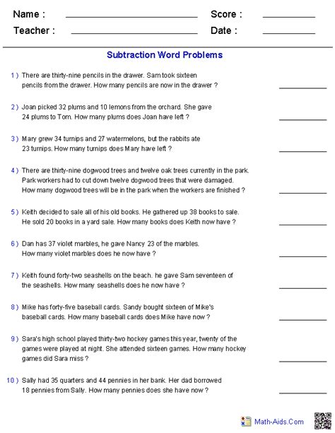 Math Problem Solving Worksheets 6th Grade