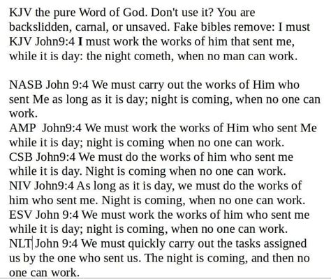 Why Do Modern Versions Use “We” Rather than “I” in John 9:4? – Pastor Jonathan Burris