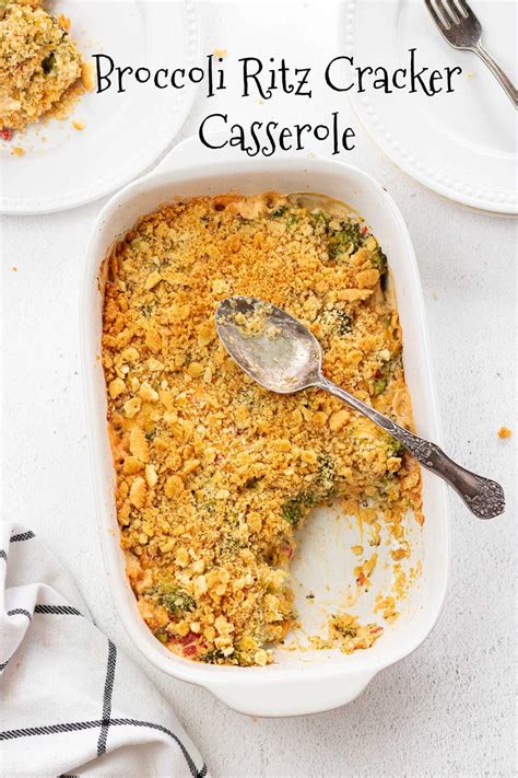 Broccoli Casserole with Ritz Crackers - Restless Chipotle