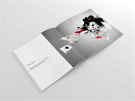 Poker face on Behance