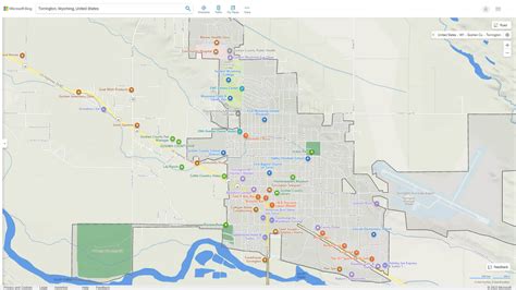 Torrington, Wyoming Map