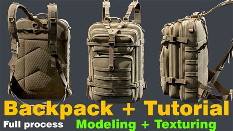 ArtStation - Backpack+full Tutorial | Tutorials