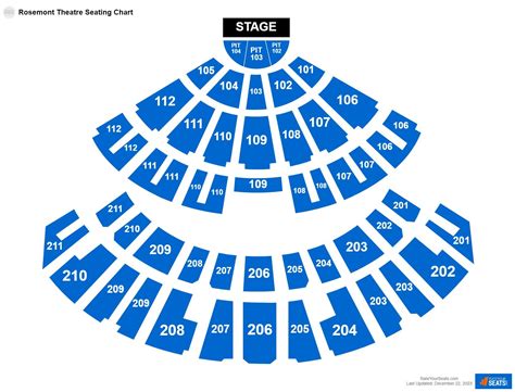 Rosemont Theater Seating Chart | Cabinets Matttroy