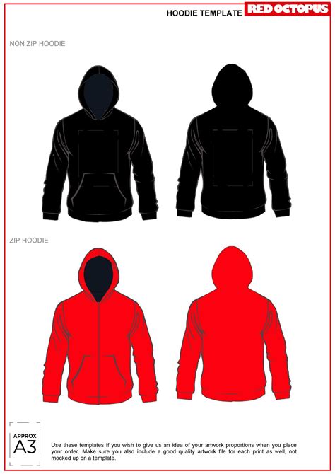 39 Blank Hoodie Templates [+ Hoodie Mockups] ᐅ TemplateLab