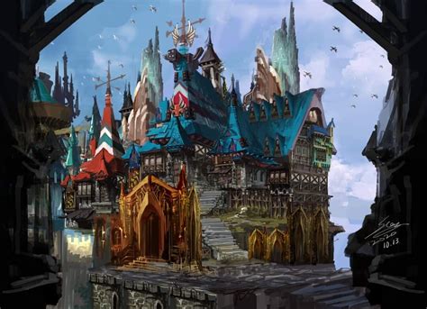 ArtStation - MEDIEVAL CASTLE & CONCEPT ART 20201013..