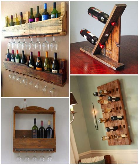 Wine Racks Made From Recycled Pallet Wood | Diy rack, Wine rack and Wine