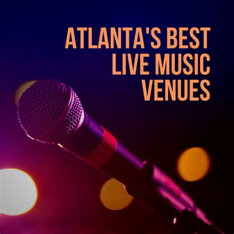 Best Live Music Venues in Atlanta - Atlanta AirBnBs