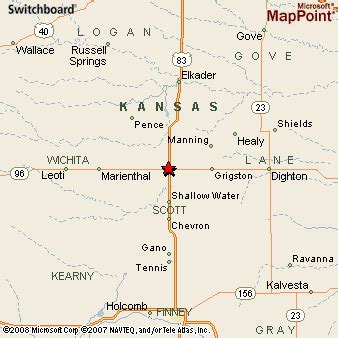 Scott City, Kansas Area Map & More