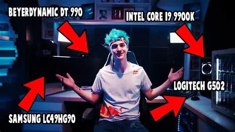 NINJA GAMING SETUP TOUR 2018 (Full Peripheral List) - YouTube