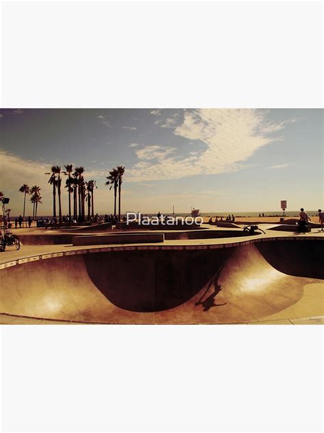 "Skatepark Venice Beach" Poster by Plaatanoo | Redbubble