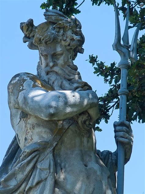 Sculpture of Neptune at Huntington Gardens Pasadena California (1 ...