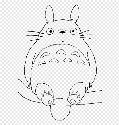 Coloring book Drawing Doodle Adult, totoro, white, child, mammal png | PNGWing