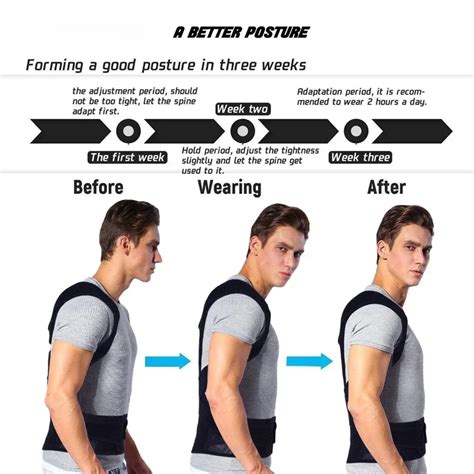 LAFANG Enhanced Adjustable Alloy Posture Corrector Brace for Strong ...