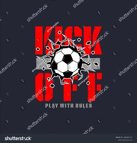 Kick Offplay Rules Football Sport Illustration Stock Vector (Royalty Free) 2086891237 | Shutterstock