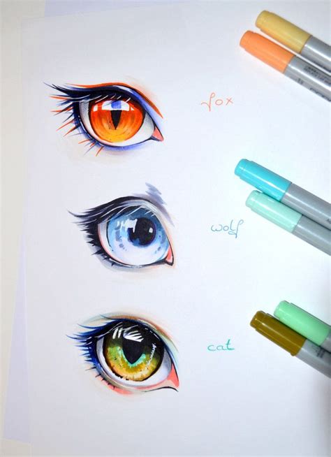 Human Animal Eyes by Lighane | Eye art, Eye drawing, Eyes artwork