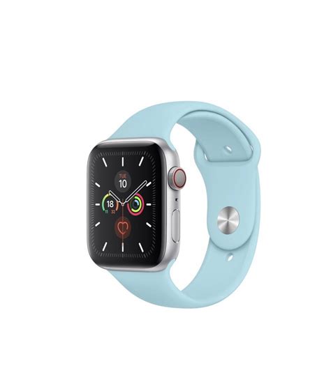 LIGHT BLUE SILICONE APPLE WATCH STRAP - Hype Accessories