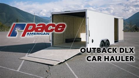 Pace American Trailers | Feature Callout | Outback DLX Auto Hauler - Pace American