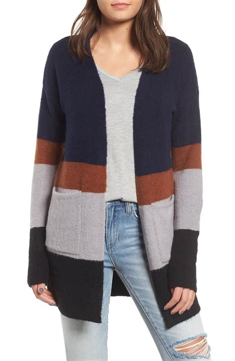 Love By Design Colorblock Cardigan | Nordstrom | Color block cardigan ...